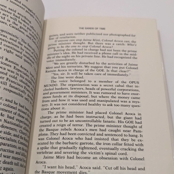 The Sands of Time (1988, Hardcover) - Sidney Sheldon [Fiction, Thriller] - Picture 4 of 9